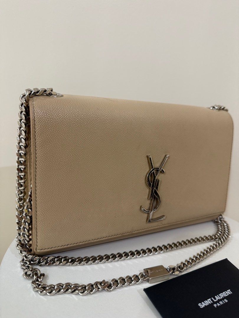 YSL Kate Medium Beige (Category: Luxury Bags & Wallets) located in Bulacan. Submitted by tmluxee (Listing ID 1359282820, Image 2). Description: my rubs and dirt overall good condition.