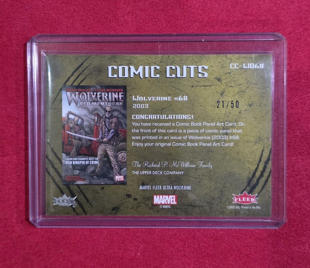 2023 Fleer Ultra Wolverine - Comic Cuts of Spider-Bitch #CC-WO68 ...