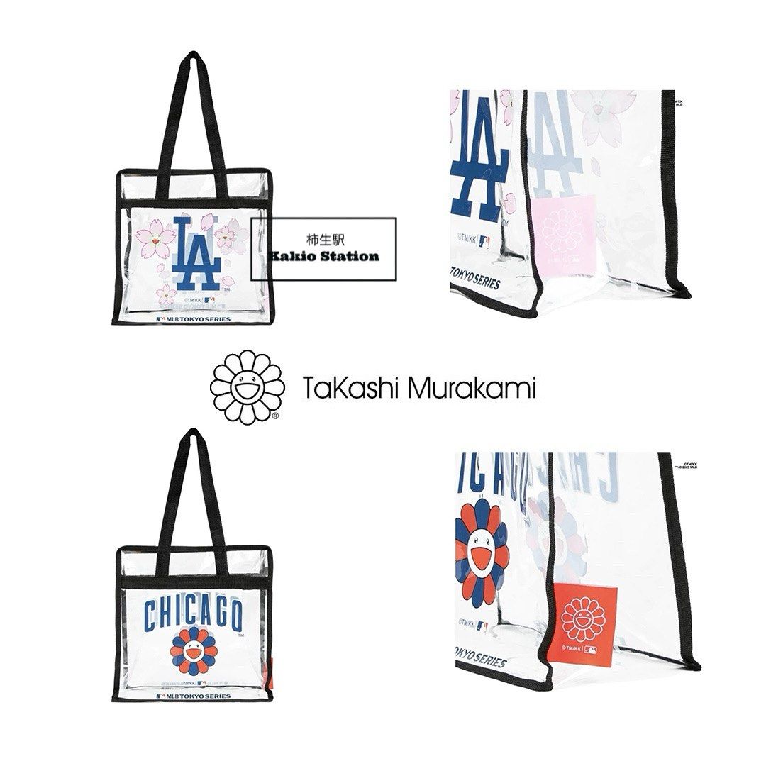 村上隆 x MLB Dodgers トート　バッグ　クリア 村上隆 x MLB Dodgers Tote Bag 