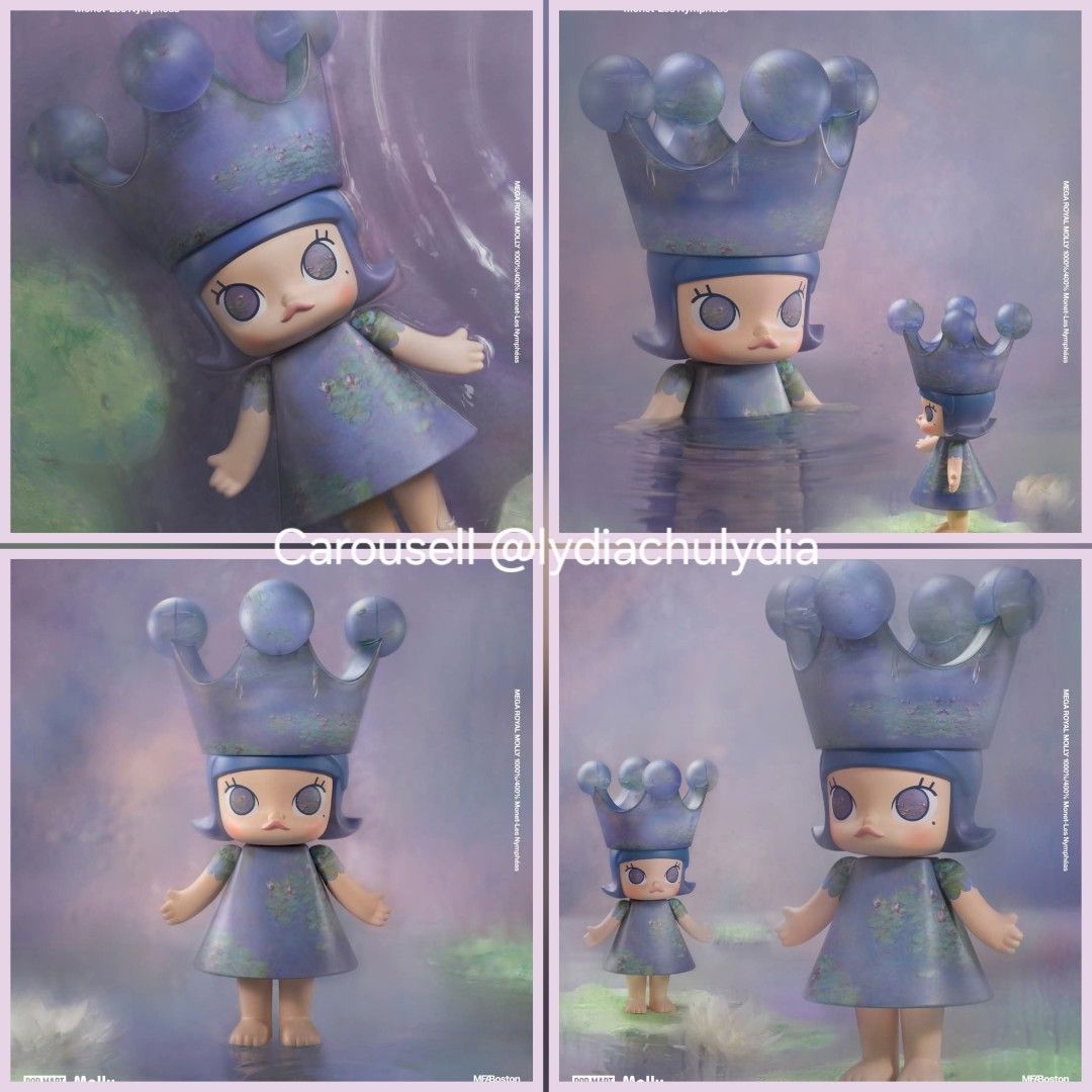Popmart mega  MOLLY 400% クロード・モネ 睡蓮 楽天市場】MEGA ROYAL MOLLY 400% Monet-Les Nympheas : POP