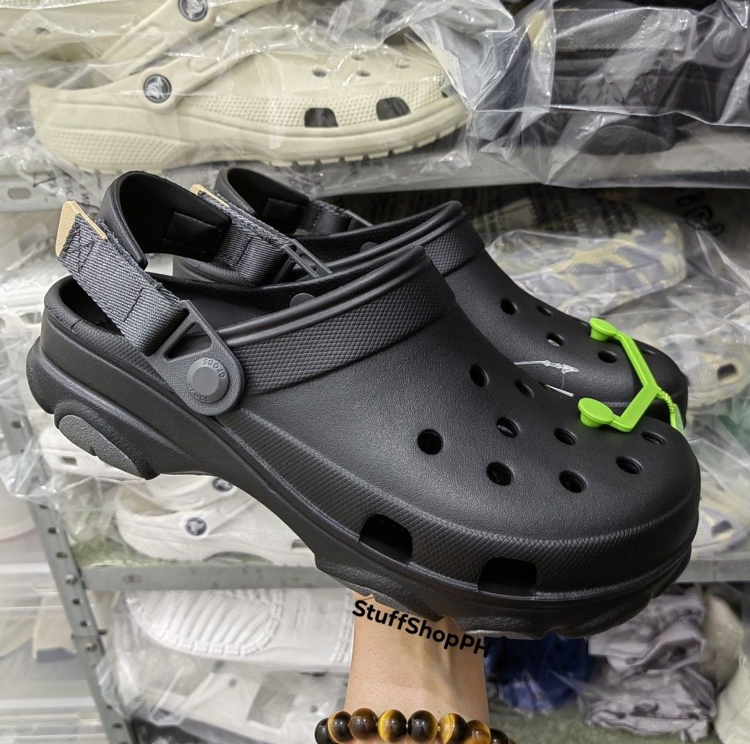 All terrain Black (Category: Sneakers & Footwear) located in Manila. Submitted by annegarciichua (Listing ID 1356028609, Image 2). Description: All terrain clog Black M4/W6 ❌ SOLD ❌ M5/W7 ❌ SOLD ❌ M6/W8 ❌ SOLD ❌ M7/W9 ❌ SOLD ❌ M8/W10 ❌ SOLD ❌ M9/W11 ❌ SOLD ❌ M10/W12 ❌ SOLD ❌ 💯 % Legit! ✅ Hang tags ✅ Zip lock.
