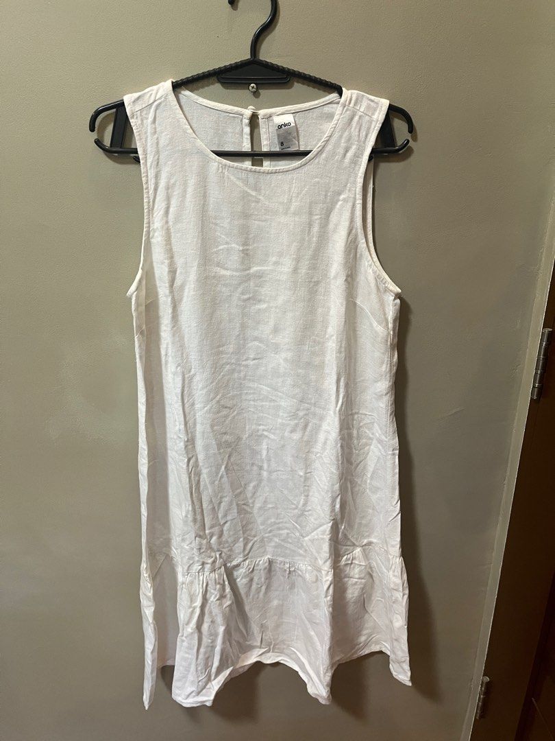 Anko White Linen Midi Dress (Category: Dresses) located in Bacoor. Submitted by nochugc (Listing ID 1355847917, Image 1). Description: .