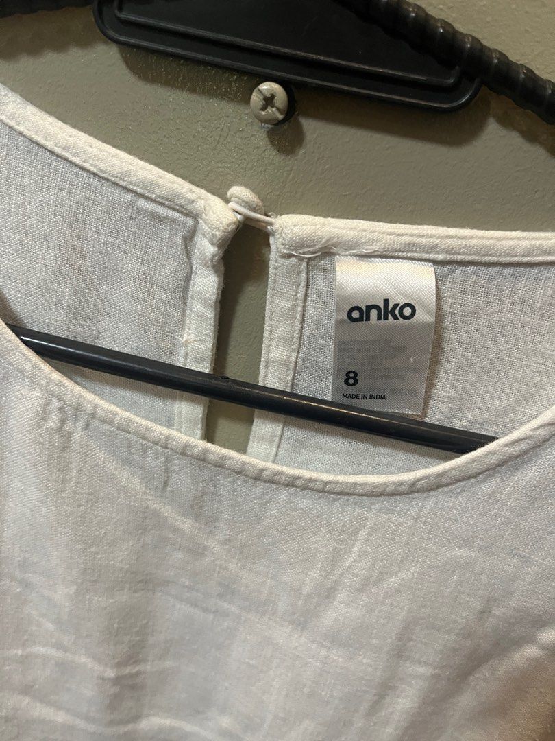 Anko White Linen Midi Dress (Category: Dresses) located in Bacoor. Submitted by nochugc (Listing ID 1355847917, Image 2). Description: .