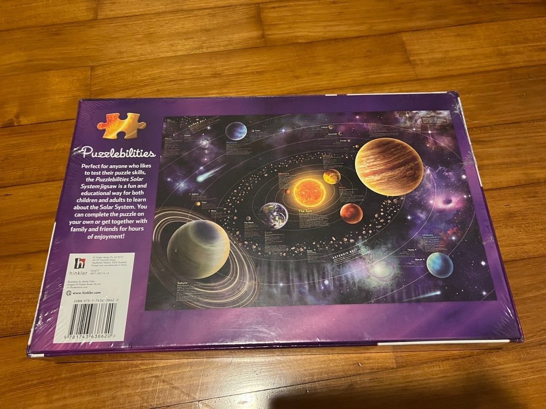 Assorted puzzles (Category: Board Games & Puzzles) located in Singapore. Submitted by wlgray (Listing ID 1355967992, Image 2). Description: 3 sets of brand new puzzles all in original plastic wrappers. Solar System puzzle: $6 Aladdin puzzle: $6 Moon puzzle: $10 Take all for $20.