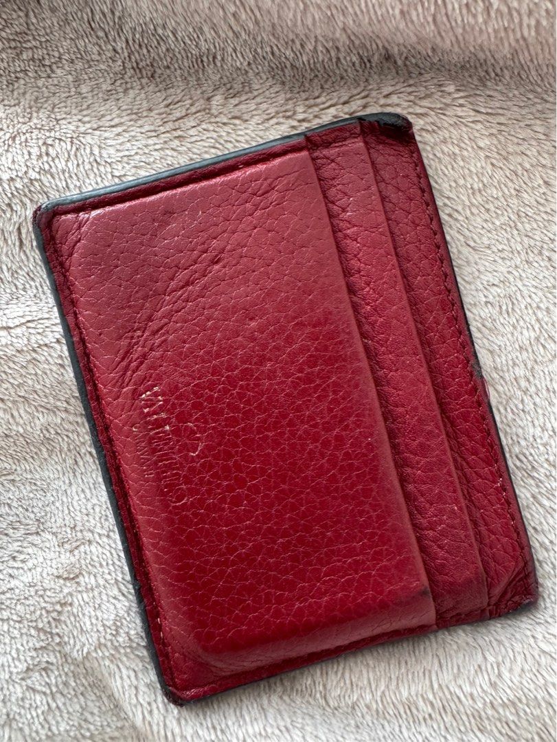 Authentic Valentino Card Holder (Category: Luxury Bags & Wallets) located in Quezon City. Submitted by isaveil (Listing ID 1355838016, Image 2). Description: Authentic Valentino Card Holder Well used 1,2k + sf.
