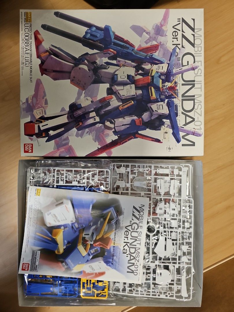 Bandai MG 1-100 ZZ Gundam Ver Ka, Hobbies & Toys, Toys & Games on Carousell