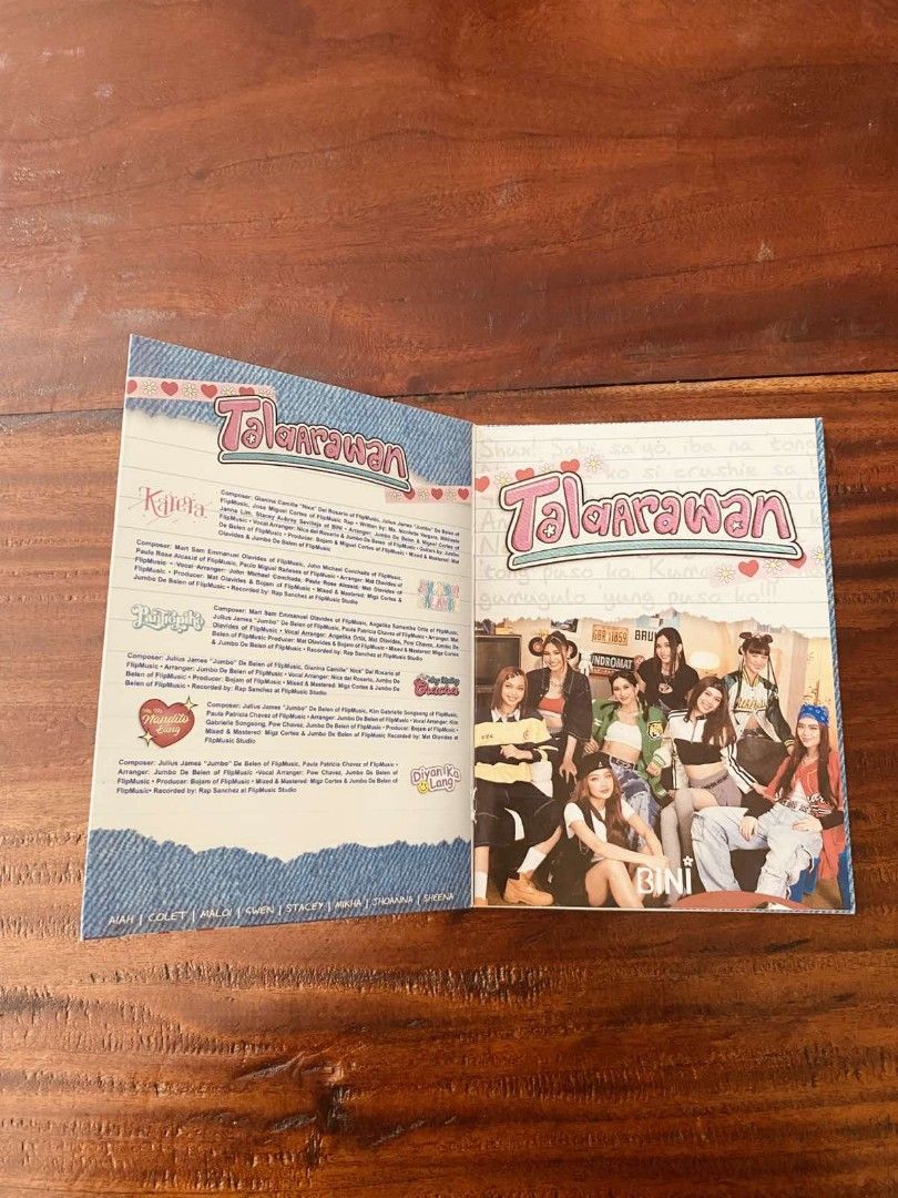 BINI Official Talaarawan CD Album (Category: CDs & DVDs) located in Bulacan. Submitted by orange.locker (Listing ID 1355920946, Image 2). Description: BINI Official Talaarawan CD Album - does not include an exclusive photocard. CD ONLY..