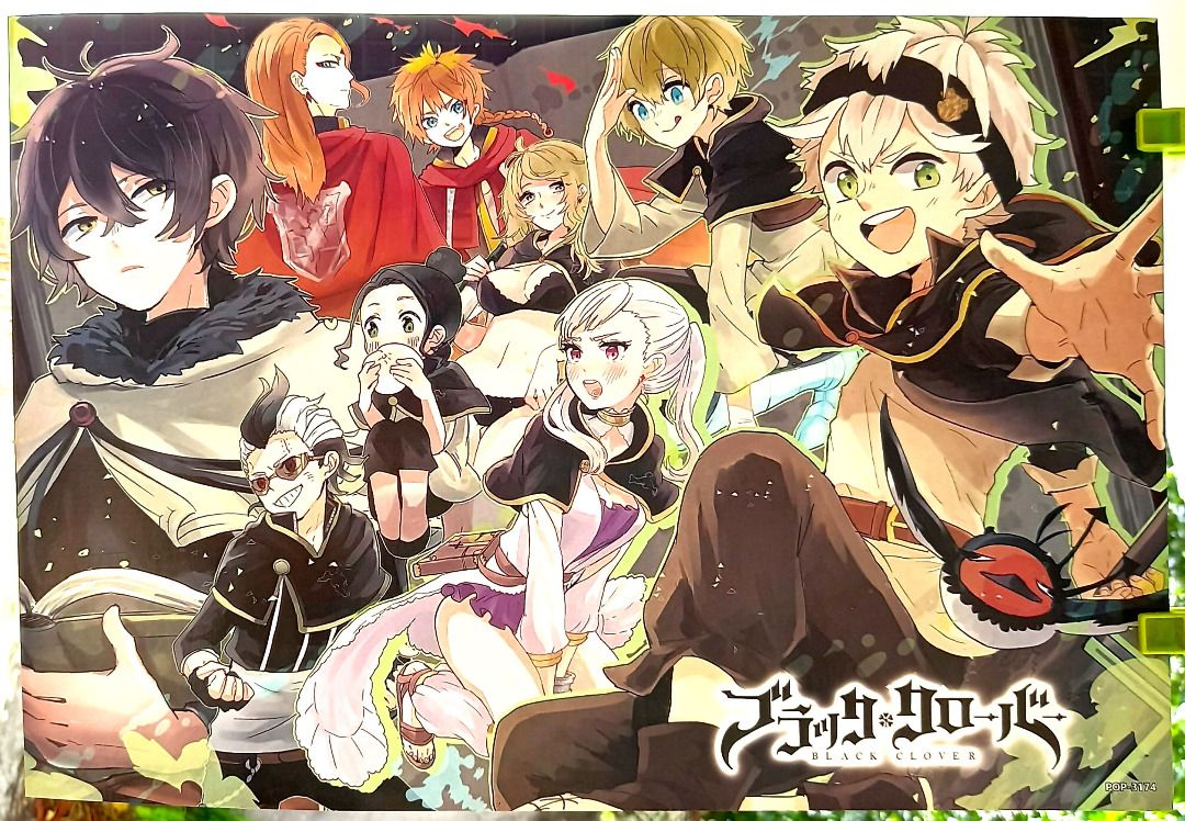 Black Clover A3 Poster 2pc-Set (Category: Art & Prints) located in Iloilo. Submitted by jrmagallanes78 (Listing ID 1355959373, Image 1). Description: Poster size is A3 with matte surface. Posters will be rolled up for compact size during shipping but place in a cutout box for protection. Contents: 2 pcs poster with different designs as displayed.