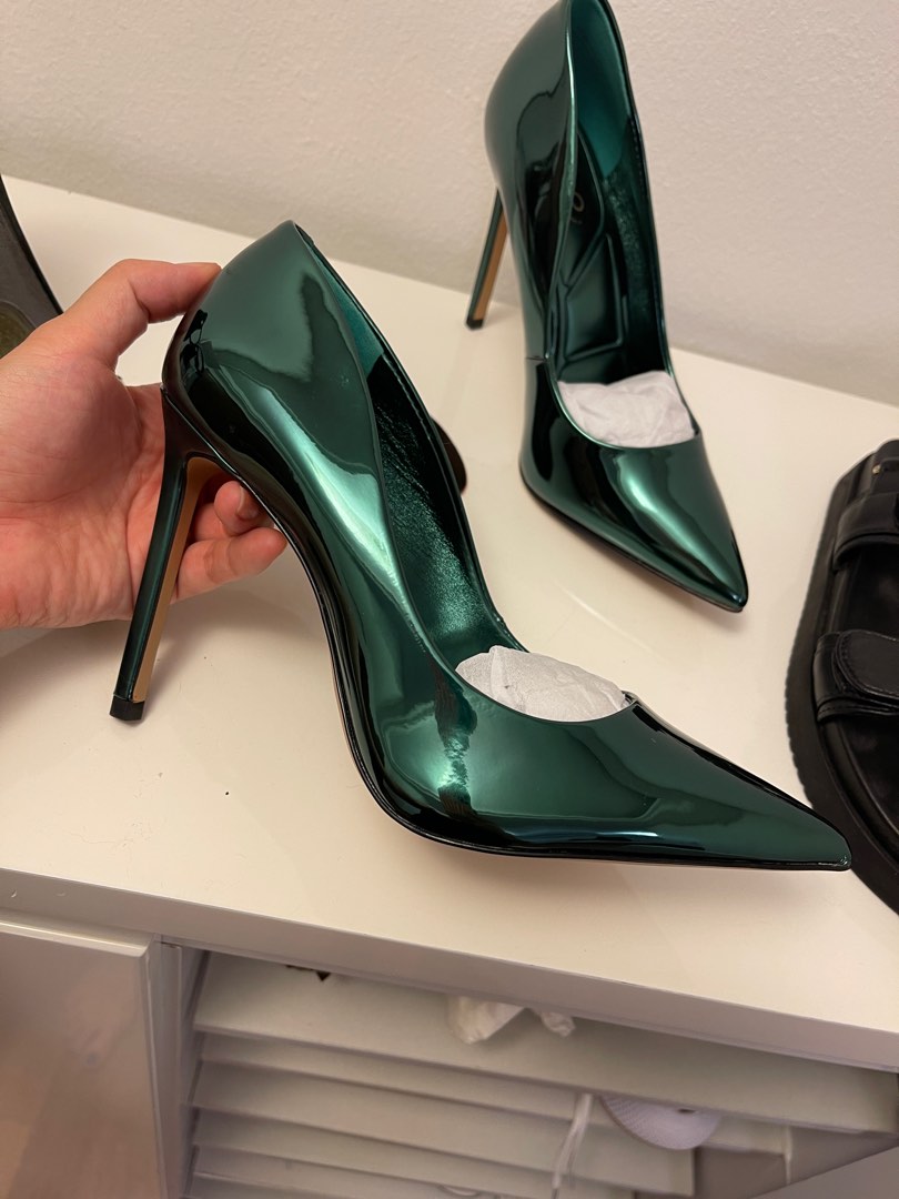 aldo green heels