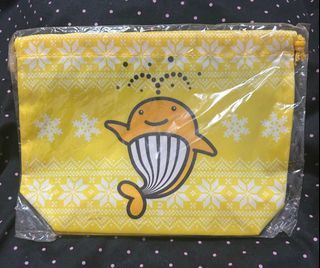 Brand new, unused lunch bag, yellow, cold storage, lunch bag, drawstring bag