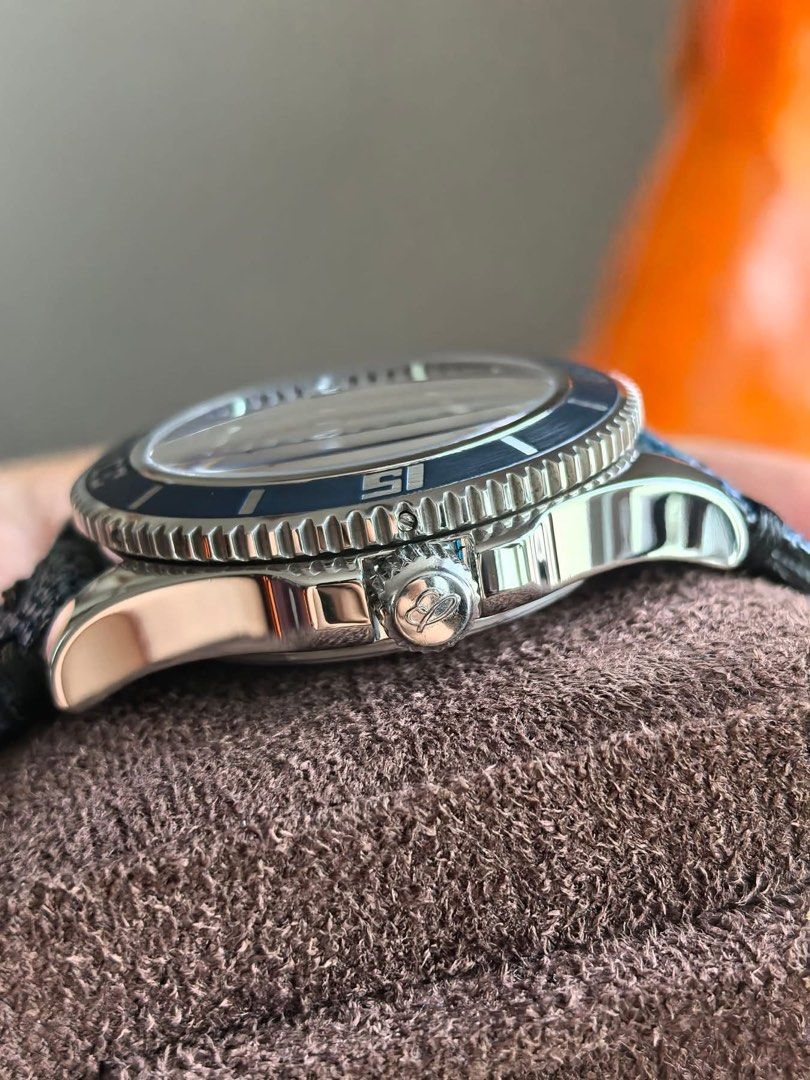 breitling (Category: Luxury Watches) located in Cabanatuan. Submitted by albertgonzales27 (Listing ID 1356018990, Image 3). Description: For Sale ‼️ Best Buy ‼️ Breitling Super Ocean 42mm case diameter 9.5 / 10 condition Chronometer Certified Keeps accurate time No issue All Original triple your moneyback guarantee Limited Edition 666 / 2000 Selling for 128k pesos only Direct message for faster transaction.