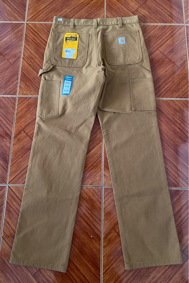 00'S Carhartt Relaxed Fit Tapered Denim Pants Men's W34 cotton blue type Vintage Second Hand main image 1