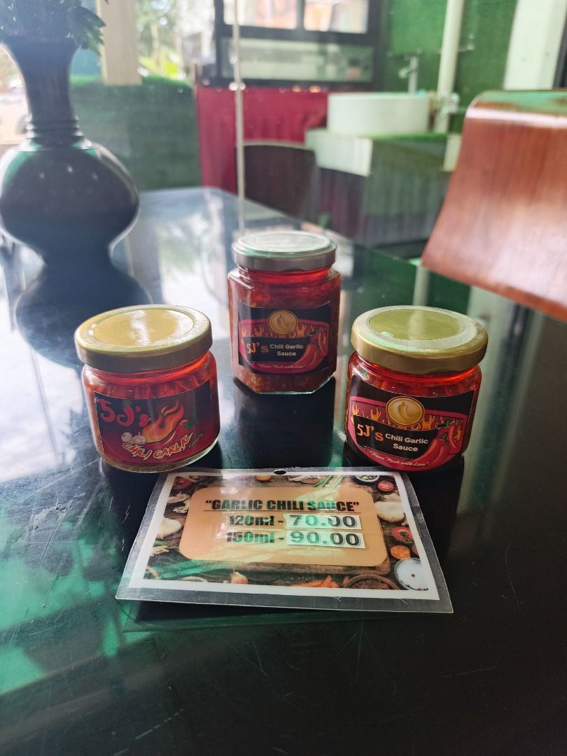 Chili garlic sauce (Category: Spice & Seasoning) located in Davao. Submitted by plan-b (Listing ID 1355858854, Image 1). Description: 120ml for only 70 pesos 150ml for only 90 pesos Can do bulk orders - 1 box 24 pcs Location - Davao De Oro Can deliver via LBC if malayo 📍 .