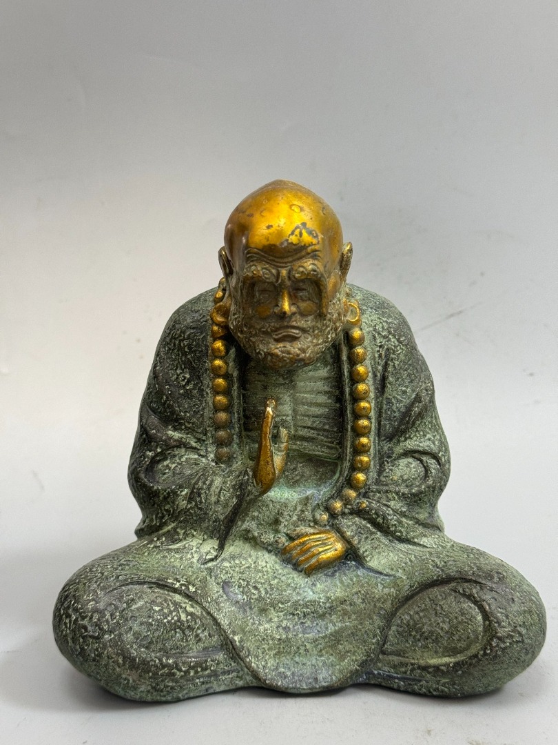 A bronze 'mythical beast' incense burner Xuande mark, 17th