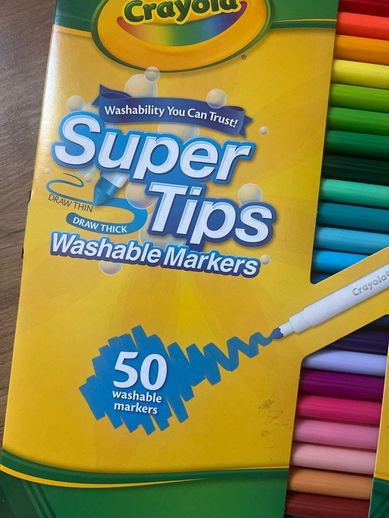 Crayola Washable Markers (Category: Craft Supplies & Tools) located in Muntinlupa City. Submitted by heykelsey (Listing ID 1355843861, Image 2). Description: .