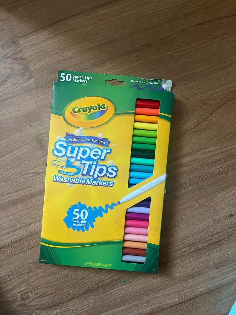 Crayola Washable Markers (Category: Craft Supplies & Tools) located in Muntinlupa City. Submitted by heykelsey (Listing ID 1355843861, Image 1). Description: .