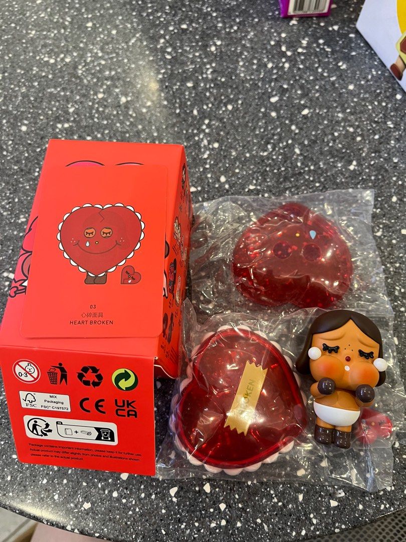 Cry baby Crying for Love (Heart Broken) (Category: Designer & Blind Box Toys) located in Manila. Submitted by anniieebear (Listing ID 1355948859, Image 1). Description: Open box unsealed selling at srp price rfs: not my prio.