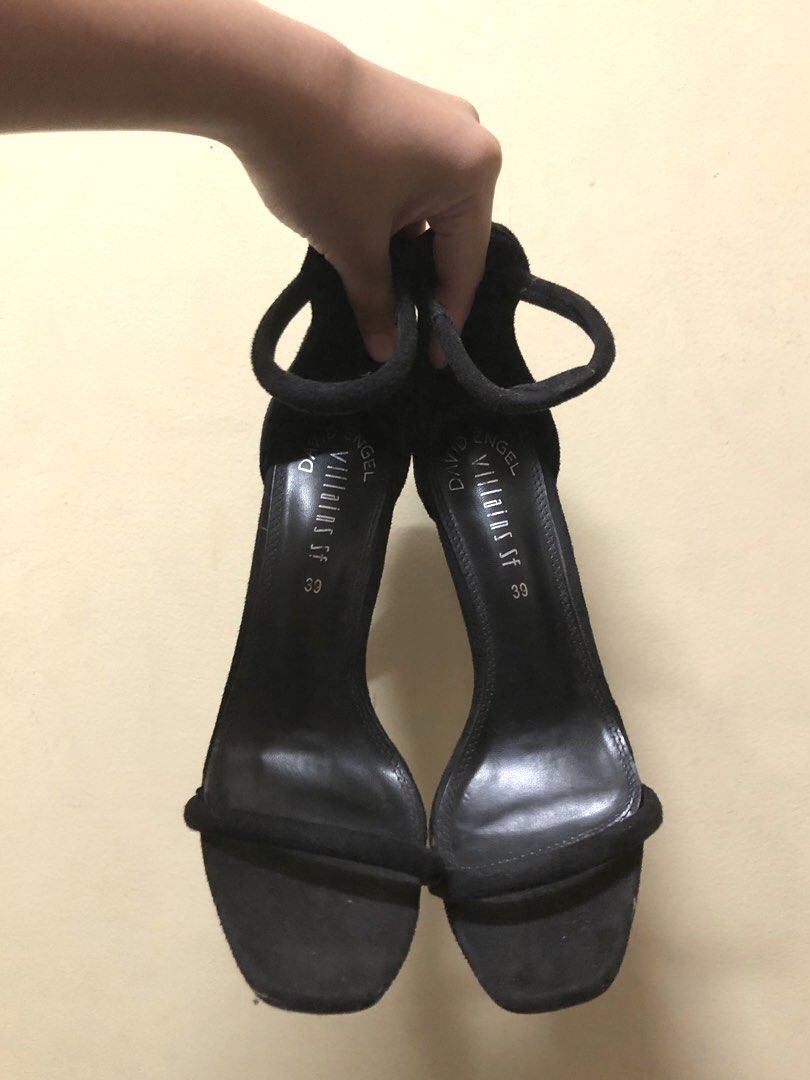 David Engel Villains Black Heels (Category: Heels) located in Quezon City. Submitted by sleep.ingwithsirens (Listing ID 1353750382, Image 2). Description: Color: Black Condition: 10/10 - US bought - Used only twice RFS: Closet clean out *Pardon the poor the lighting* Please message me for more pictures :) .