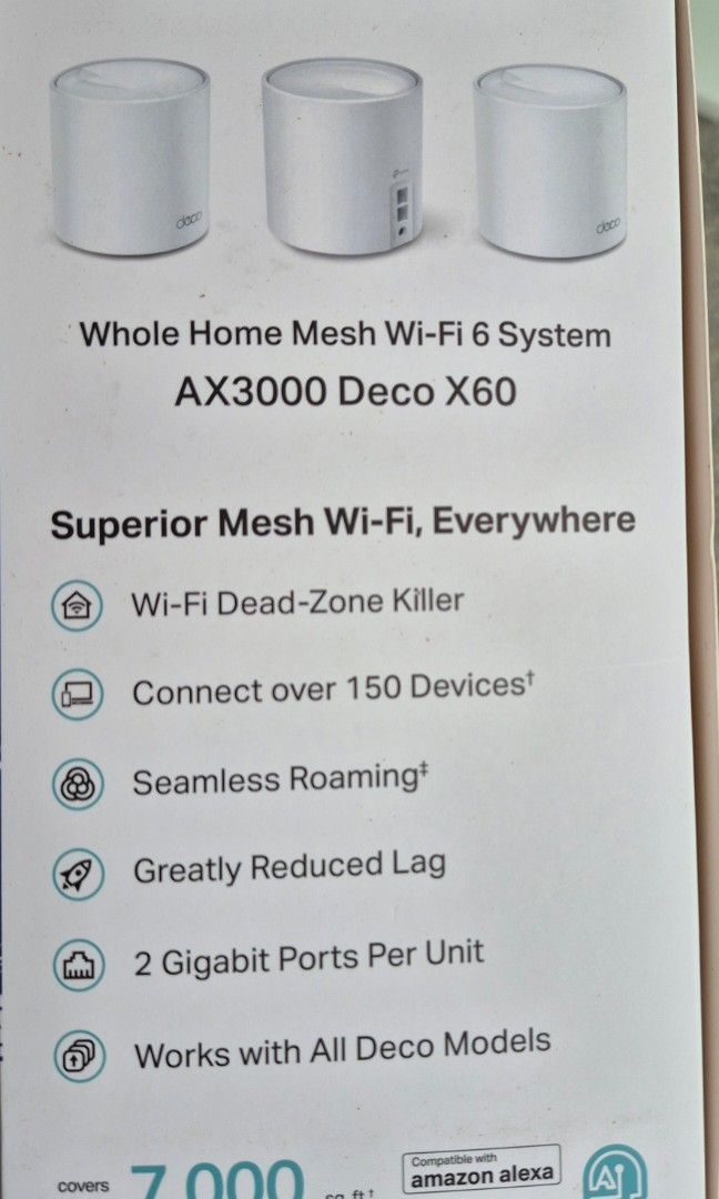 Decor AX3000 Wifi 6 (x3)63222781779203114