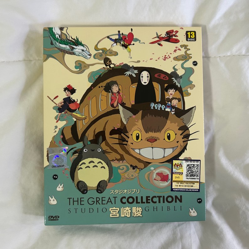 DVD SALE// THE GREAT COLLECTION BY STUDIO GHIBLI, Hobbies & Toys, Music ...