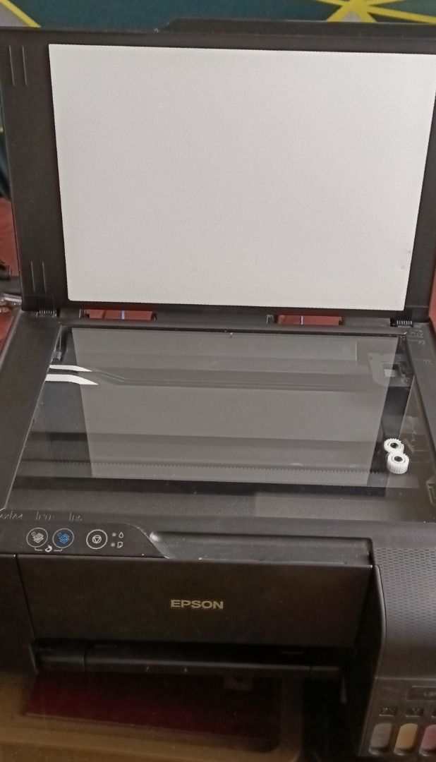 Epson L3110 with Issue (Category: Printers, Scanners & Copiers) located in Caloocan City. Submitted by shai7424 (Listing ID 1355854003, Image 1). Description: Epson L3110 with Issue (negotiable) Good power supply Good Scanner Defective Printer head used in Sublimation For repair printer head; for ink flushing sublimation ink used only several times nabarahan lang printer head dahil matagal di nagamit.
