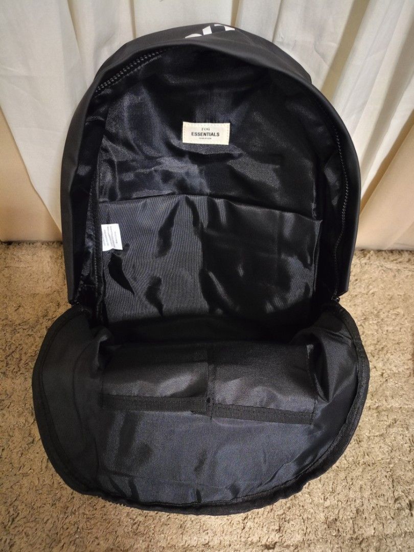 Essentials Backpack (Category: Backpacks) located in Valenzuela. Submitted by One.Only.Nan (Listing ID 1355983719, Image 3). Description: Brandnew Water/Dust Proof W16" L17" As is, what you see is what you get. MOP: GCASH AUB BPI VALENZUELA CITY LOC.