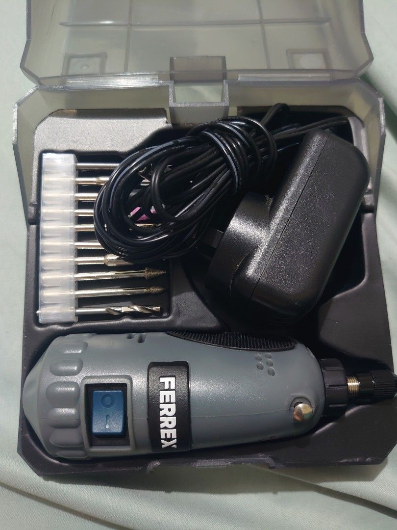 Ferrex rotary tool (Category: Industrial Equipment) located in Mandaluyong City. Submitted by silentshark_08cad1 (Listing ID 1355969131, Image 1). Description: ferrex rotary tool for hobby enthusiasts.