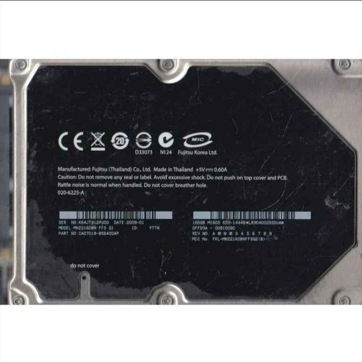 Fujitsu 160 GB with OS and Drivers (Category: Hard Disks & Thumbdrives) located in Tacurong. Submitted by acostaian (Listing ID 1355898516, Image 1). Description: Specifications Fujitsu 160 GB With OS and Drivers 2.5 inches SATA Reason for selling: Needs funds for job searching..