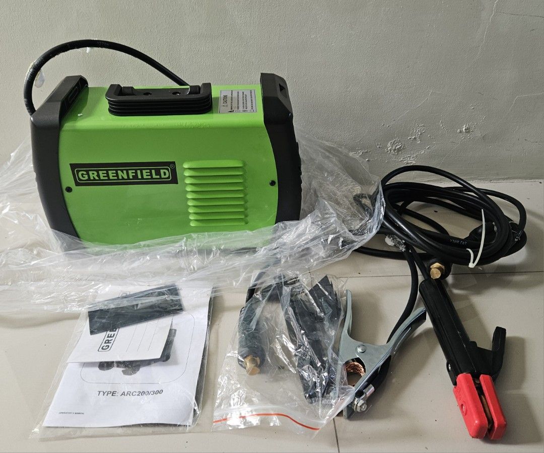 Greenfield 300 A MMA Inverter Welding Machine (Category: Construction Tools & Equipment) located in Rizal. Submitted by cherry_garcia (Listing ID 1355974639, Image 1). Description: Mode of Payment : G-Cash/Paymaya Mode of Delivery : Lalamove/Grab/LBC Location : Filinvest East Marcos Highway Cainta, Rizal.