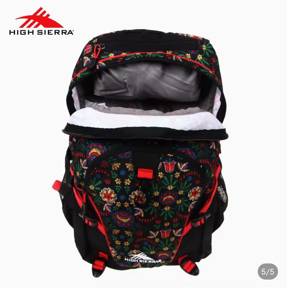 High Sierra Loop Daypack (Western Stitch/Black/Crimson) (Category: Backpacks) located in Bulacan. Submitted by declutterwitharia (Listing ID 1355840527, Image 3). Description: Original High Sierra Loop Daypack Color: (Western Stitch/Black/Crimson) lightly used. good as new. very spacious & nice in person. RFS: too many bags, decluttering.