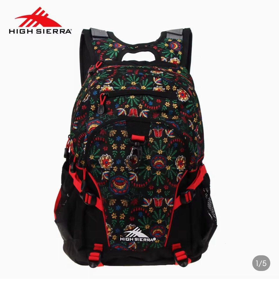 High Sierra Loop Daypack (Western Stitch/Black/Crimson) (Category: Backpacks) located in Bulacan. Submitted by declutterwitharia (Listing ID 1355840527, Image 1). Description: Original High Sierra Loop Daypack Color: (Western Stitch/Black/Crimson) lightly used. good as new. very spacious & nice in person. RFS: too many bags, decluttering.