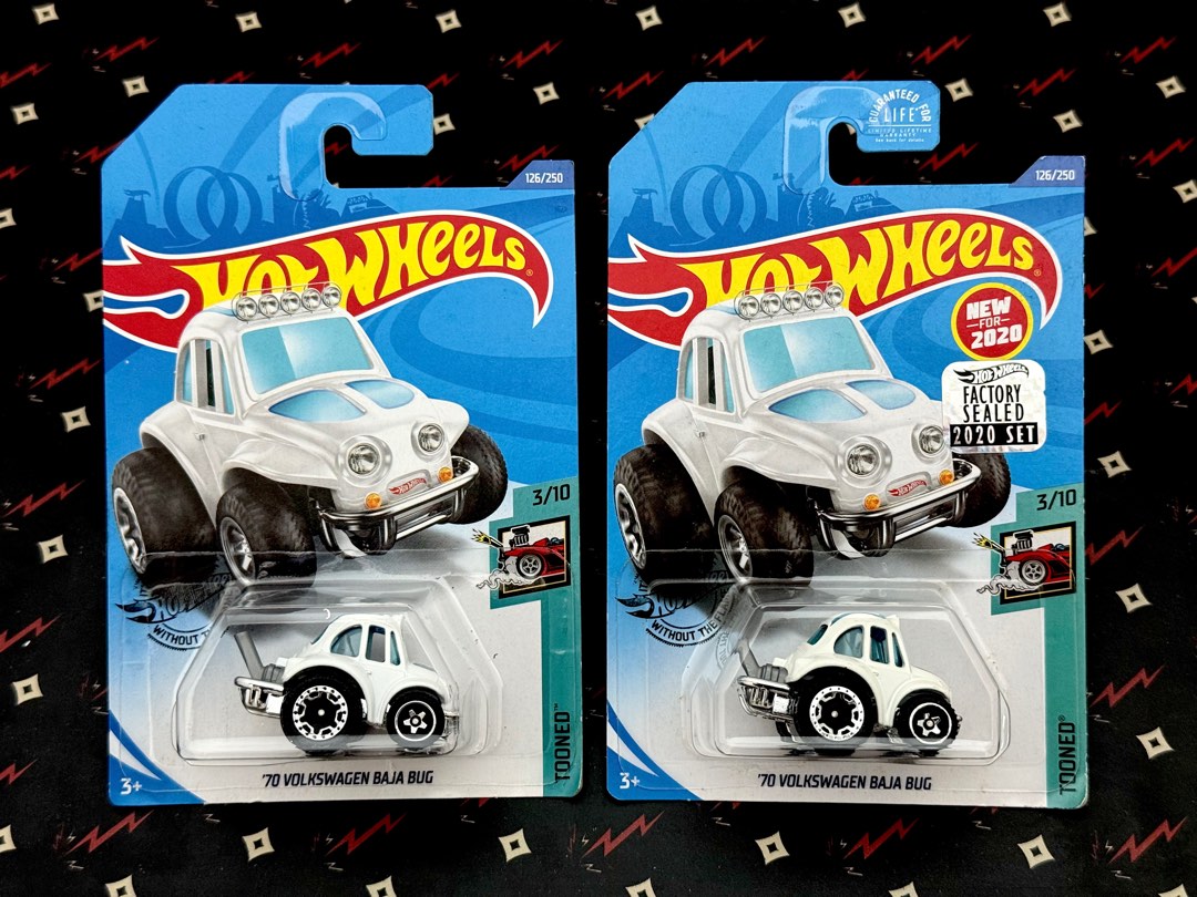Hot Wheels 1/64 - Volkswagen Baja Bug Tooned #5/10 (mainline 2021), Couleur Grise