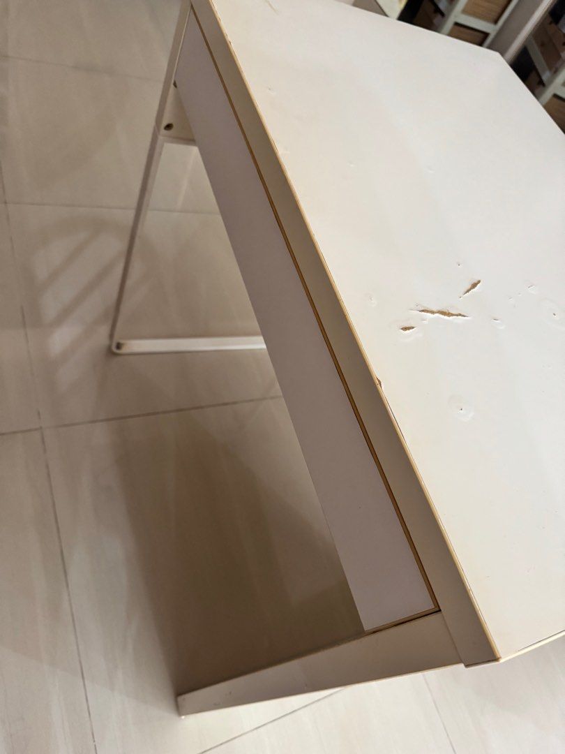 IKEA study table (Category: Tables & Sets) located in Singapore. Submitted by finestfair (Listing ID 1355884997, Image 2). Description: .