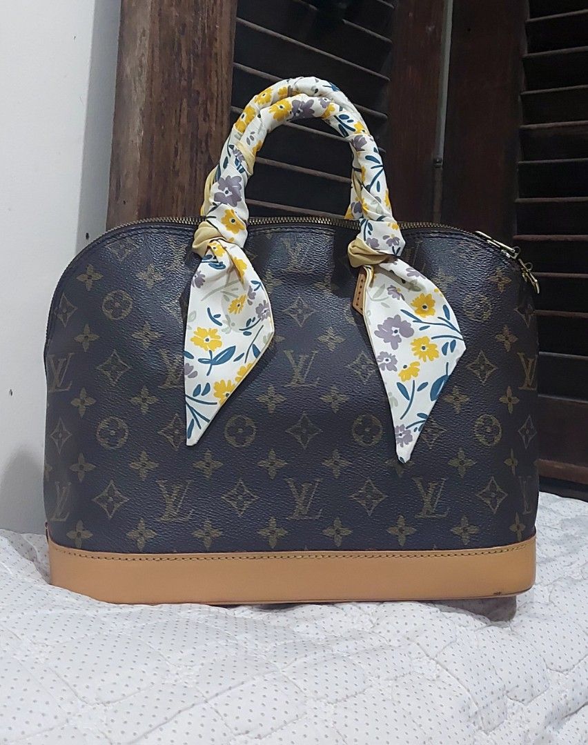 LV Alma PM Mono (Category: Luxury Bags & Wallets) located in Pasig City. Submitted by swiftflower.44ebc5 (Listing ID 1356038416, Image 1). Description: LV Alma PM Mono (pre-loved) 💯 authentic - this is from my closet and I don't buy fake 😇 Inclusions: - dust bag - Cert of Authenticity Issues: - GHW but with slight tarnish - no strap - very small corner rubs - had it re colored and bag spa at dr. leather megamall RFS: declutter MOP: BPI/Security