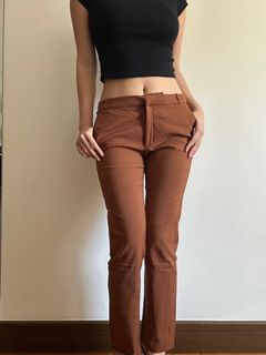 MANGO ✦ Terracotta Skinny Trousers Pants
