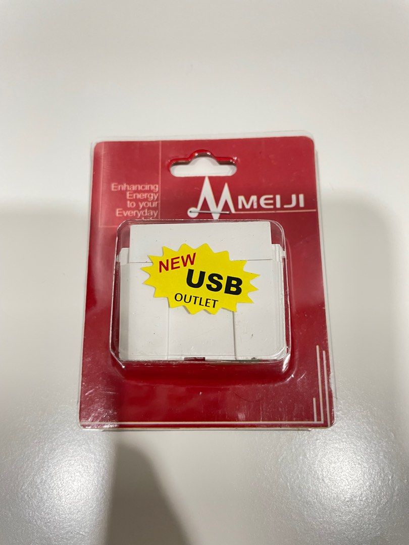 MEIJI WIRING DEVICES USB OUTLET (Category: Home Improvement Tools & Accessories) located in Binan City. Submitted by jen_888 (Listing ID 1356031811, Image 2). Description: MEIJI WIRING DEVICES USB OUTLET • Brand New • 349 each.