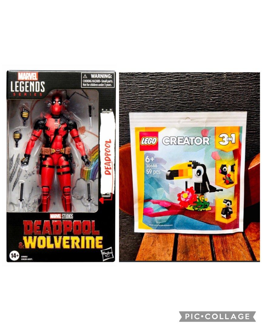 MISB Marvel Legends X-Men Deadpool Wolverine Movie 6” Deadpool