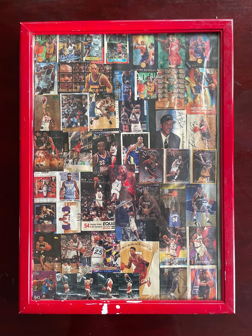 Nba Frame Design NBA Vintage Photos with Frame, Hobbies & Toys, Memorabilia ...