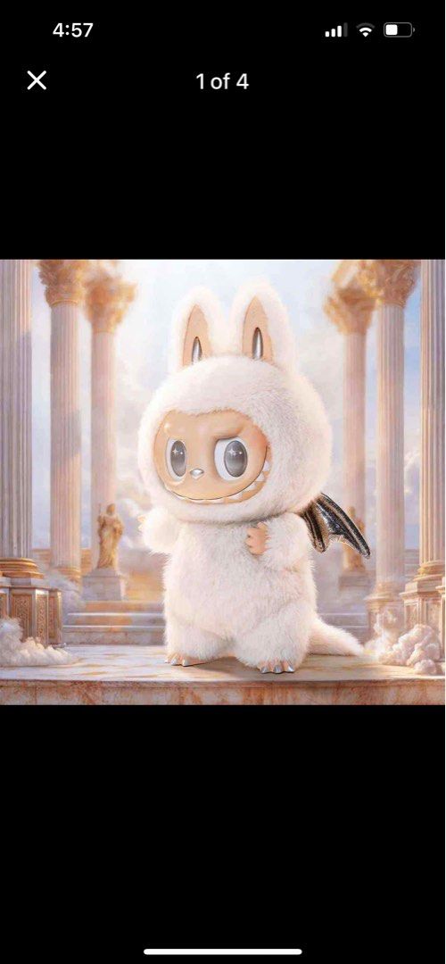 Pre order Zimomo angel in clouds (Category: Designer & Blind Box Toys) located in General Trias. Submitted by iiamjh (Listing ID 1356039129, Image 2). Description: Pre order zimomo v2 angel in clouds - ₱11k srp only ! + sf - required dp atleast ₱1.5k to avoid cancellations (NRDP) mop:gcash/bank transfer/cash mod:lalamove/lbc open for meet ups if nearby areas location : dasma/lancaster .