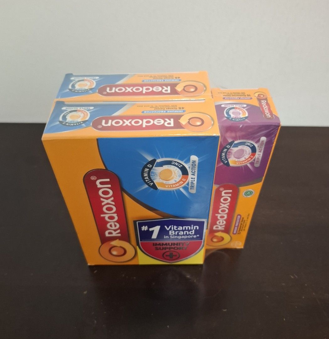 Redoxon Triple Action Vitamin C,D and Zinc Immune Protector Immunity ...