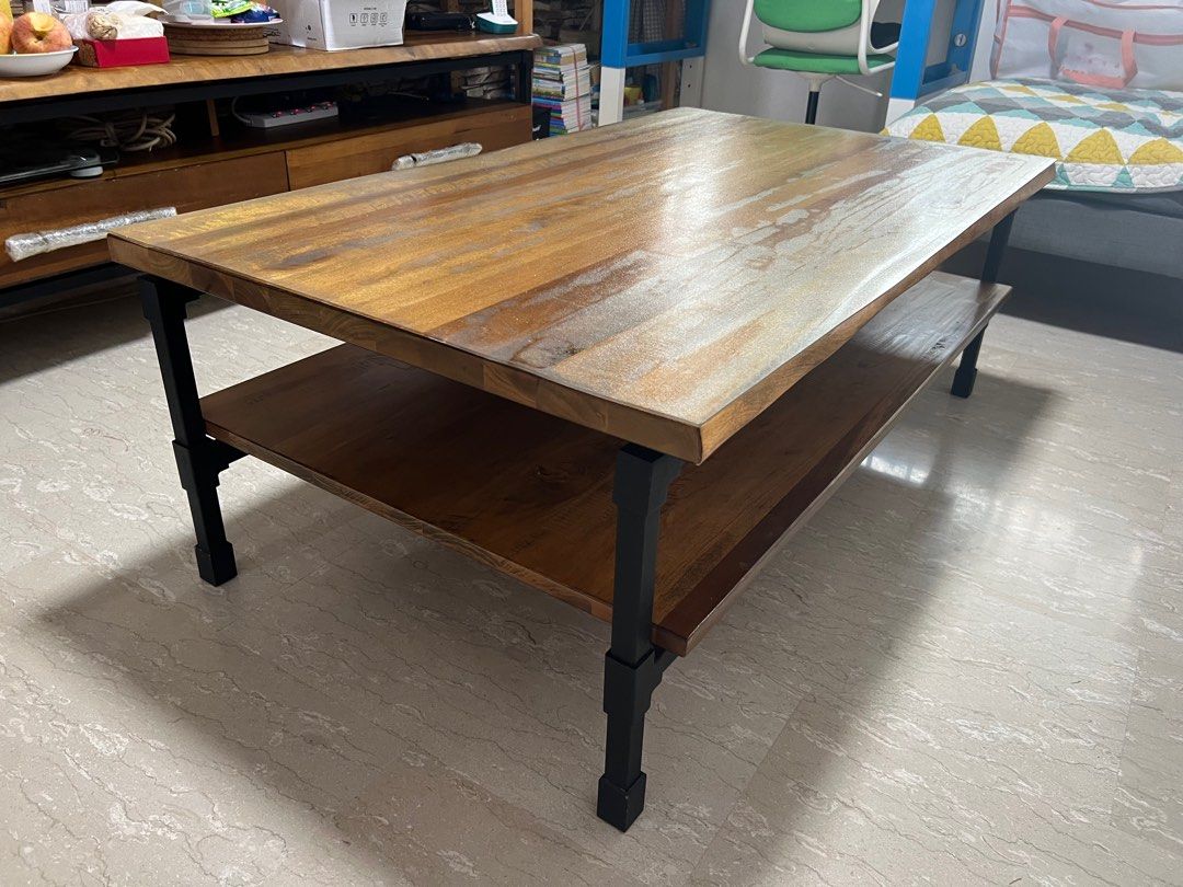 Tea table (Category: Tables & Sets) located in Singapore. Submitted by jesseliu1983 (Listing ID 1355956020, Image 1). Description: Purchased from castlery directly. Originally S$498. Surface protection very good..