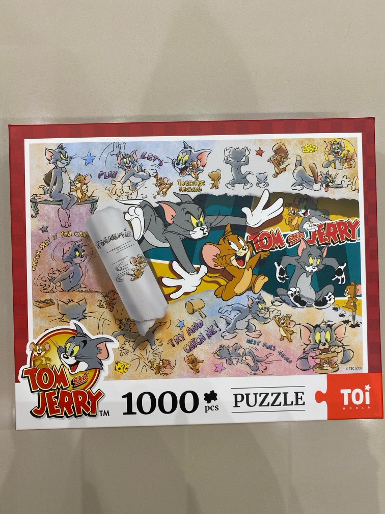 Toi Tom and Jerry Puzzle, Hobbies & Toys, Toys & Games on Carousell