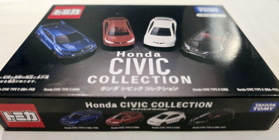 Tomica Honda Civic Collection (Category: Vehicle & Diecast Models) located in Manila. Submitted by do_888 (Listing ID 1356013768, Image 2). Description: Bnew sealed Tomica Honda Civic Collection. Set of four (4) die-cast model. Limited edition and highly collectible. For inquiries, kindly SMS 09188918006. Thank you..