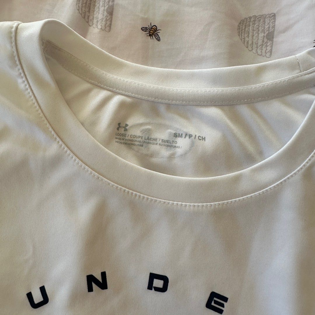 Under Armour Dri-Fit Shirt (Category: Activewear) located in Las Pinas. Submitted by jptpreloved (Listing ID 1355921461, Image 2). Description: S on tag but fits M.