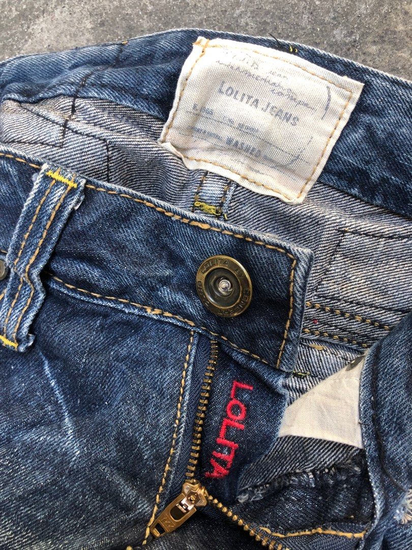 Y2K Lolita Flare Pants (Category: Jeans) located in Las Pinas. Submitted by vanqueta_d (Listing ID 1355948454, Image 3). Description: Y2K Lolita Flare Pants Size 27 Length 36.5 450 shipped via jnt 📍Las Piñas City.