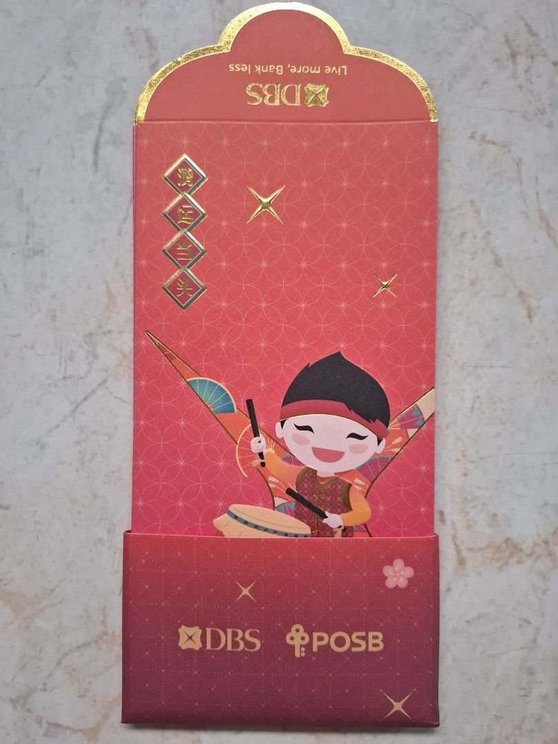 37 Packs x 6 Pieces Per Pack Y2025 DBS POSB Red Packets, Hobbies & Toys ...