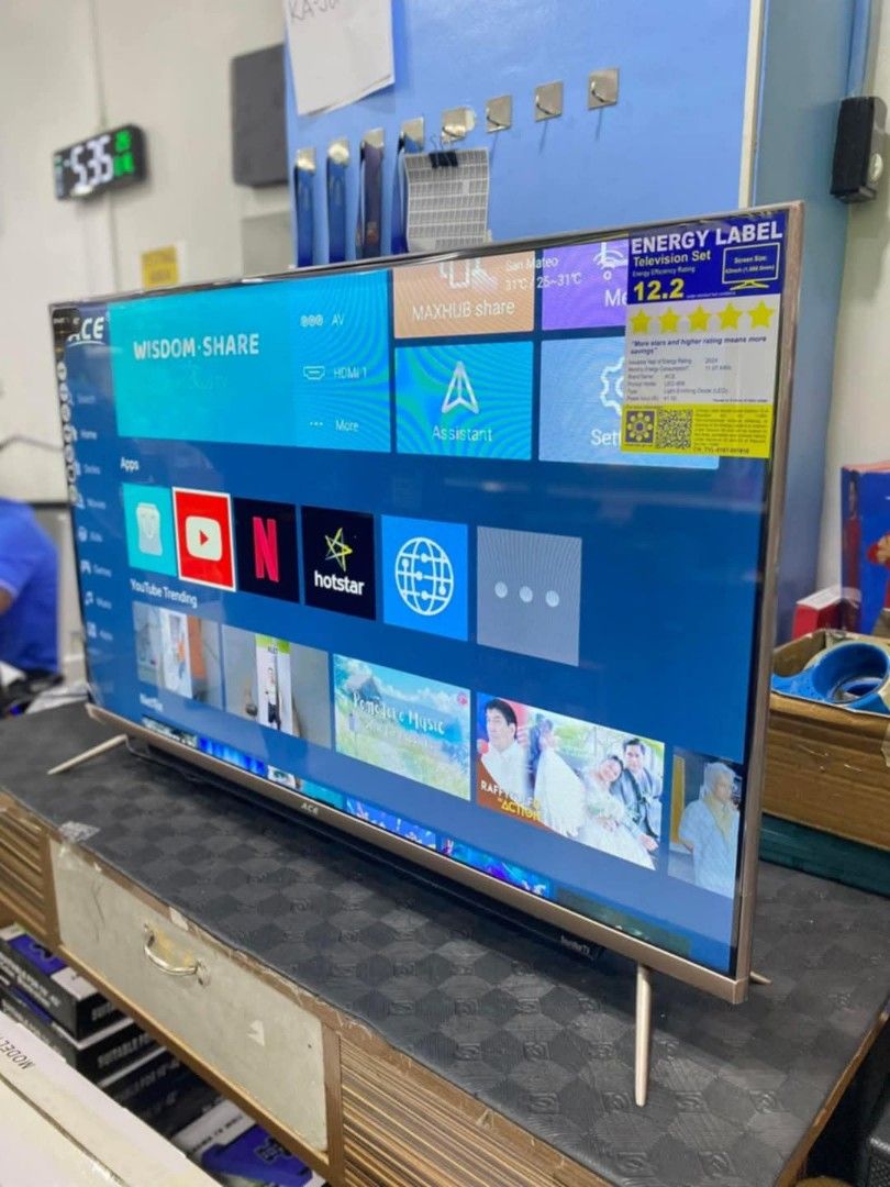Ace tv with wall bracket (Category: TV) located in Manila. Submitted by dolorchris69891 (Listing ID 1359396134, Image 1). Description: 👉ACE TV 2025 PRICELIST ✅UPDATED PRICE LIST 👉With wall bracket 22 inches 💫 7400 24 inches 💫 8100 ✅24 inchess model ✅ LED-221/LED-220 💫 7600 32” inches smart 💫 9500 32" inches normal 💫 9000 42 inches smart tv 13000 43” inches smart 💫 13500 50” inches smart 💫 18500 55 inches smart 💫 22000 65” inches smart �