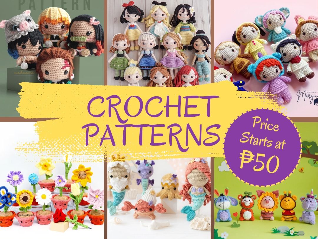 Amigurumi Crochet Patterns and Books (Category: Handmade Craft) located in Los Banos. Submitted by annikamae16 (Listing ID 1359375367, Image 1). Description: PM your requested patterns or books to check if we have them PDF format only.