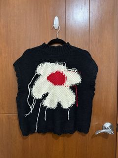 CIDER Knitted Crop Vest