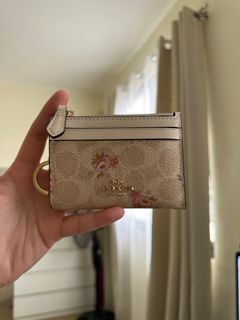 COACH Mini Skinny Card Wallet - Floral